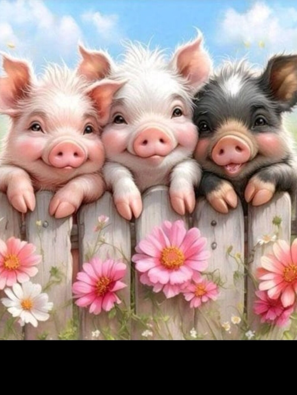3 Little Pigs DIY 5D Full Round Drill Diamond Painting